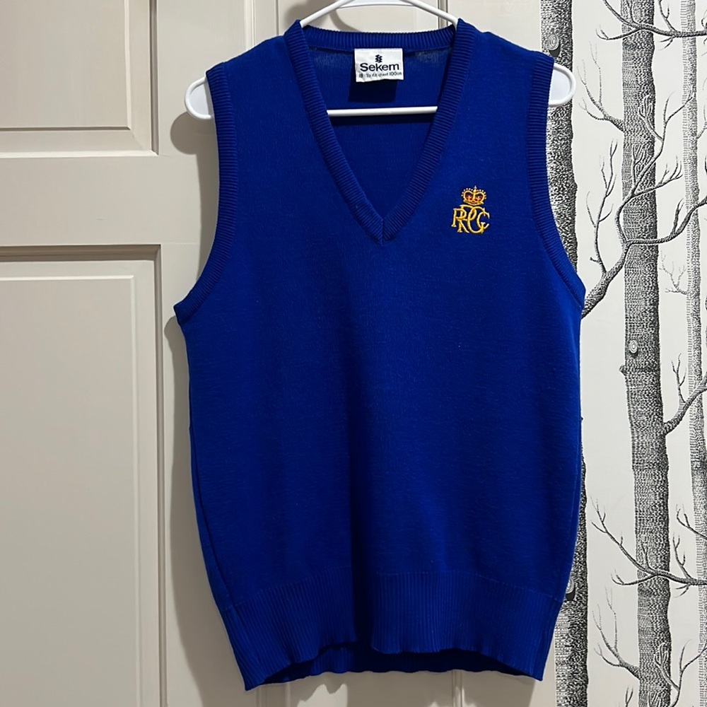 VINTAGE SEKEM AUSTRALIAN ROYAL PERTH GOLF CLUB VEST-AUSTRALIAN W SZ 18 US  14